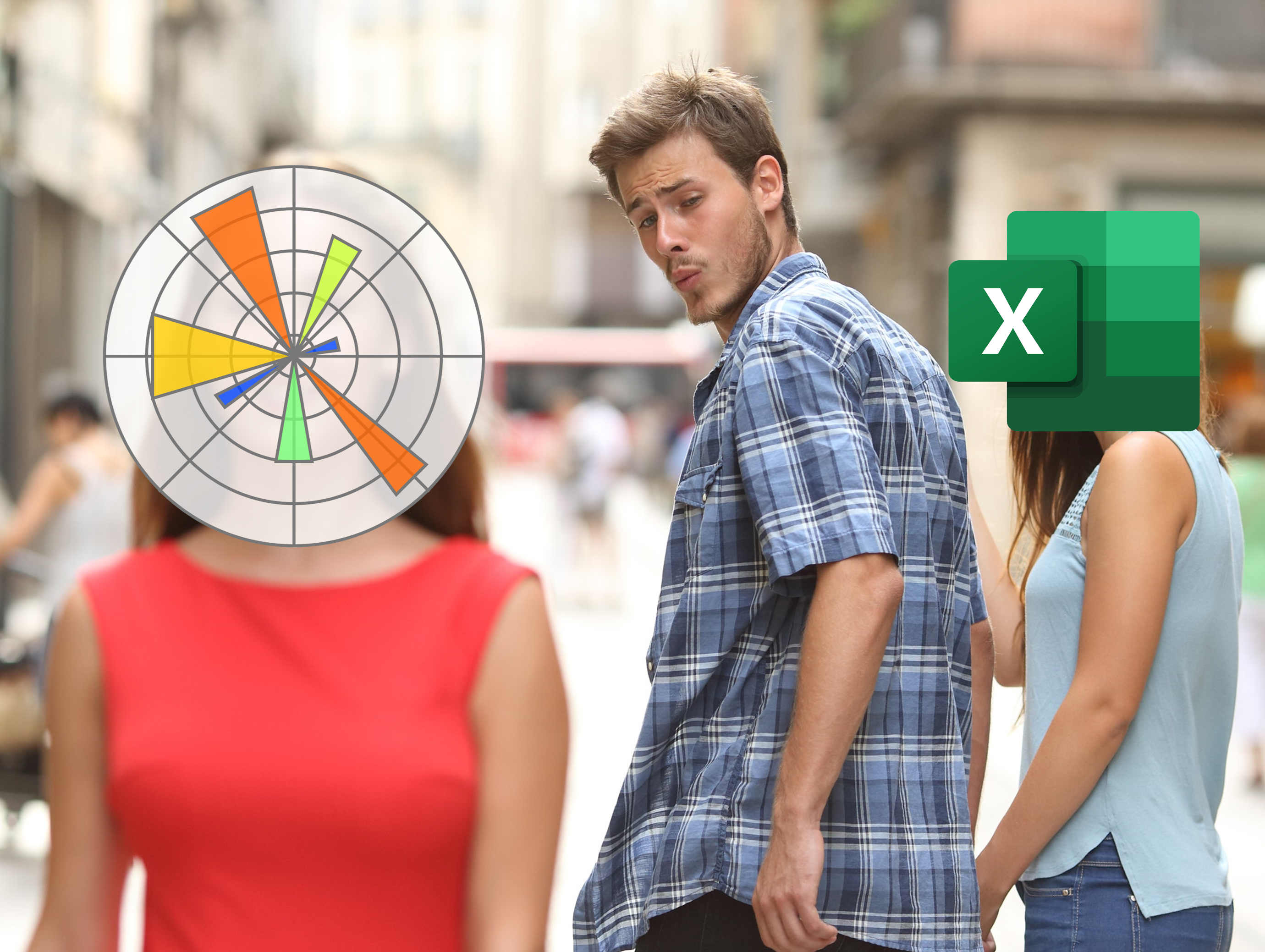 matplotlib vs excel meme